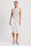 Offbeat Elegance Tunic Top