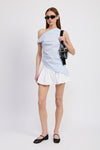 Offbeat Elegance Tunic Top