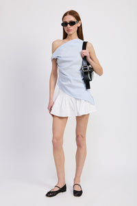 Offbeat Elegance Tunic Top