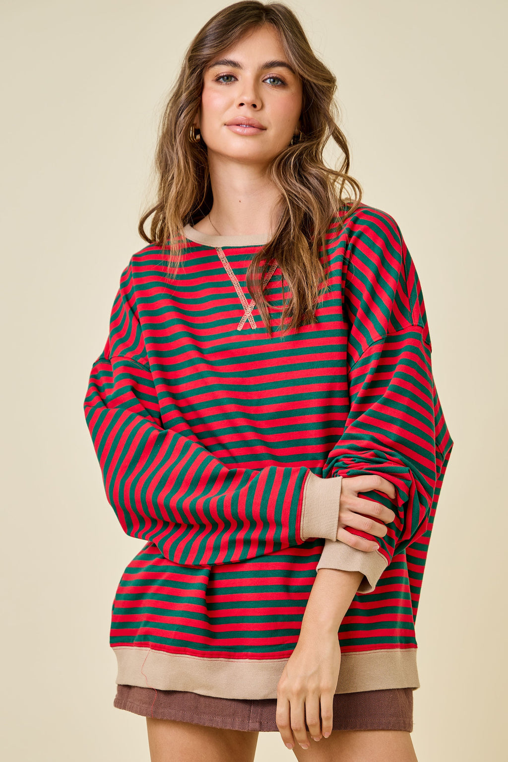 Heritage Contrast Stripe Pullover