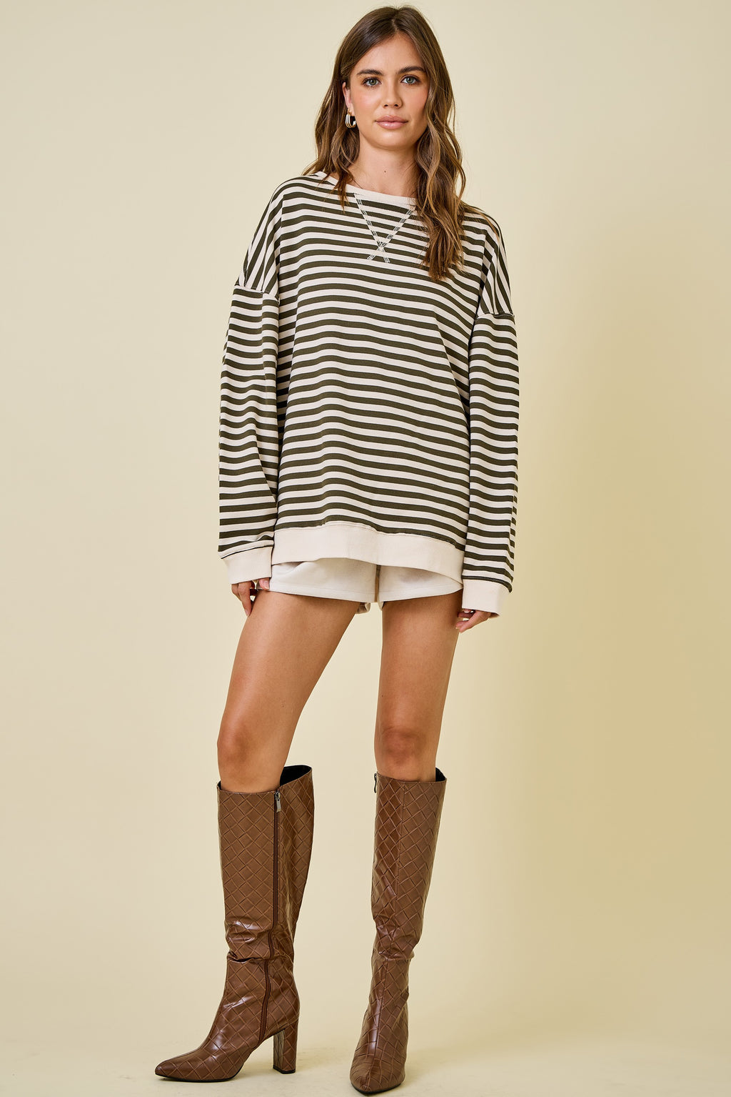 Heritage Contrast Stripe Pullover