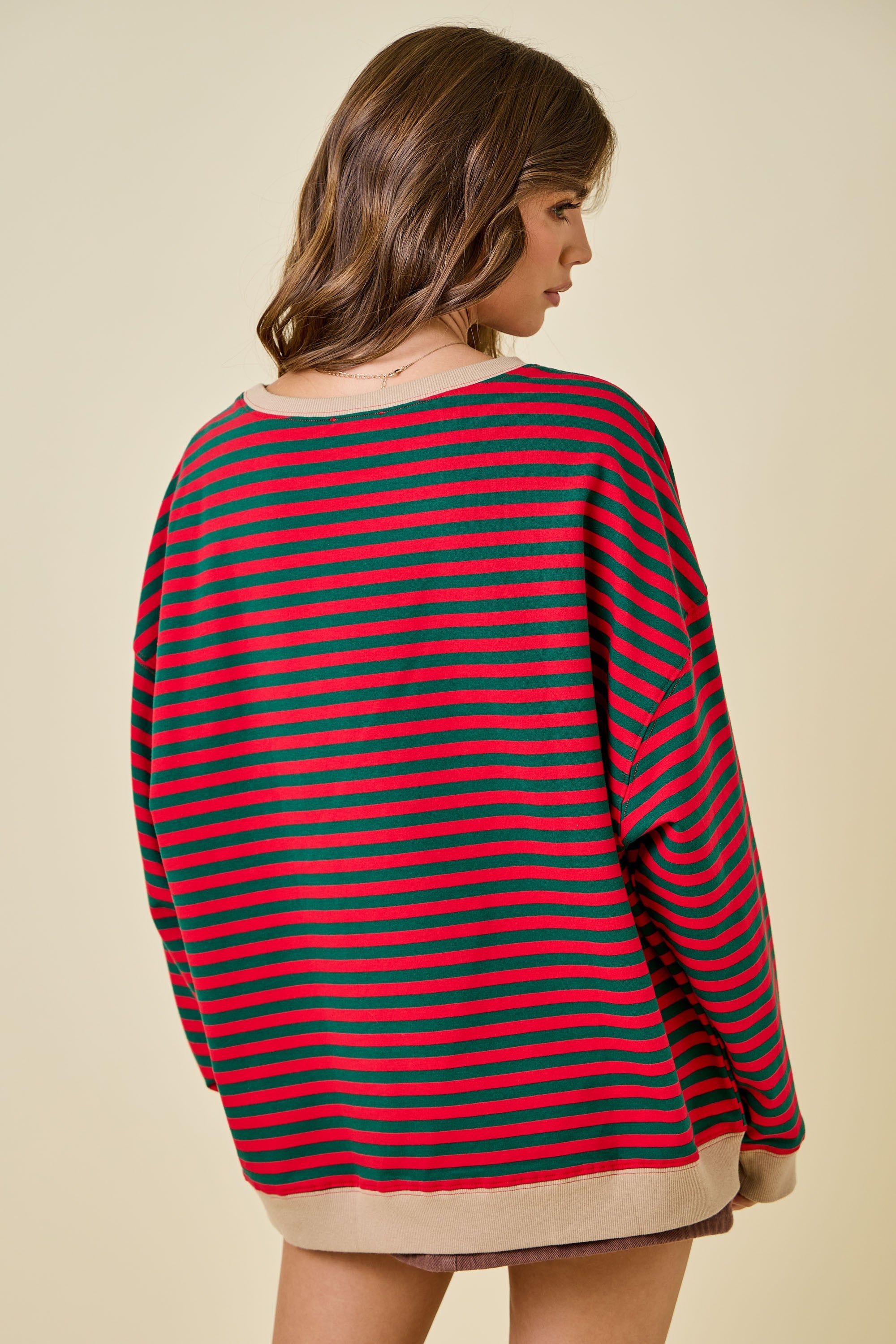 Heritage Contrast Stripe Pullover