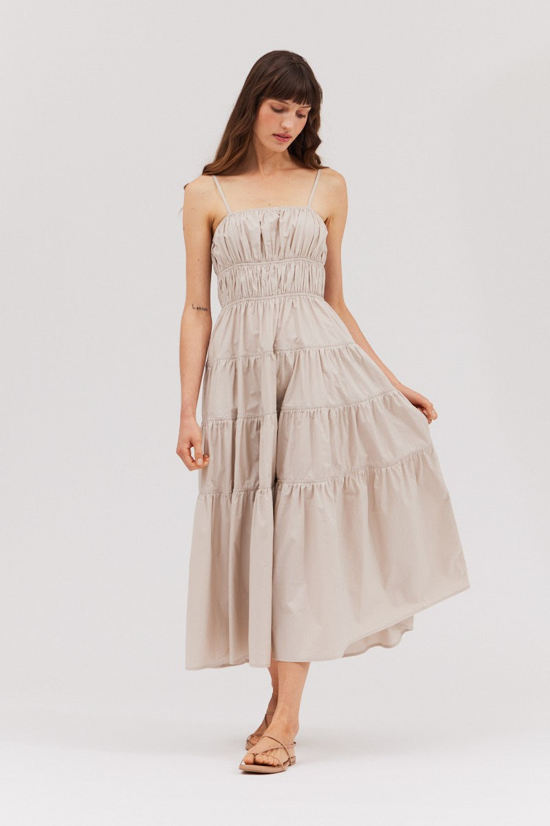 Prairie Bloom Midi Dress