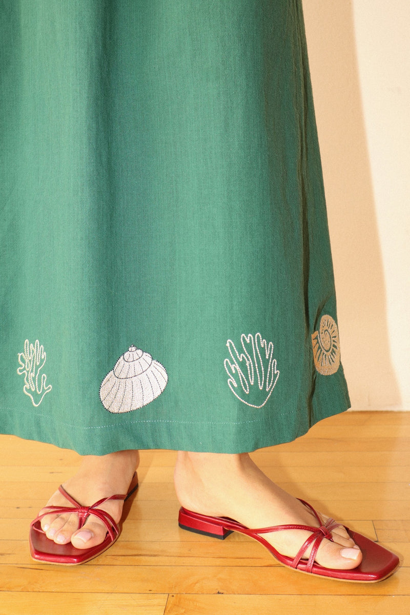 Coastal Grove Maxi Dress