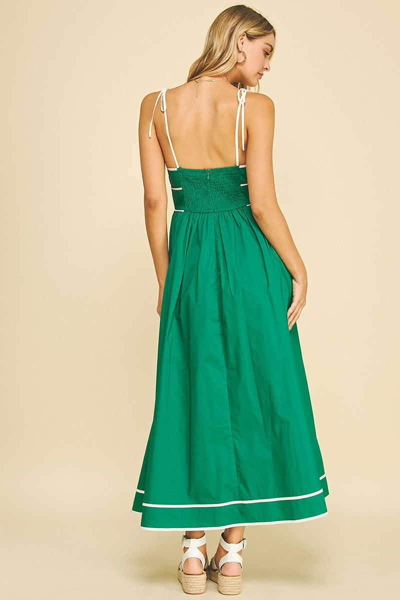 FrameFlair Maxi Dress