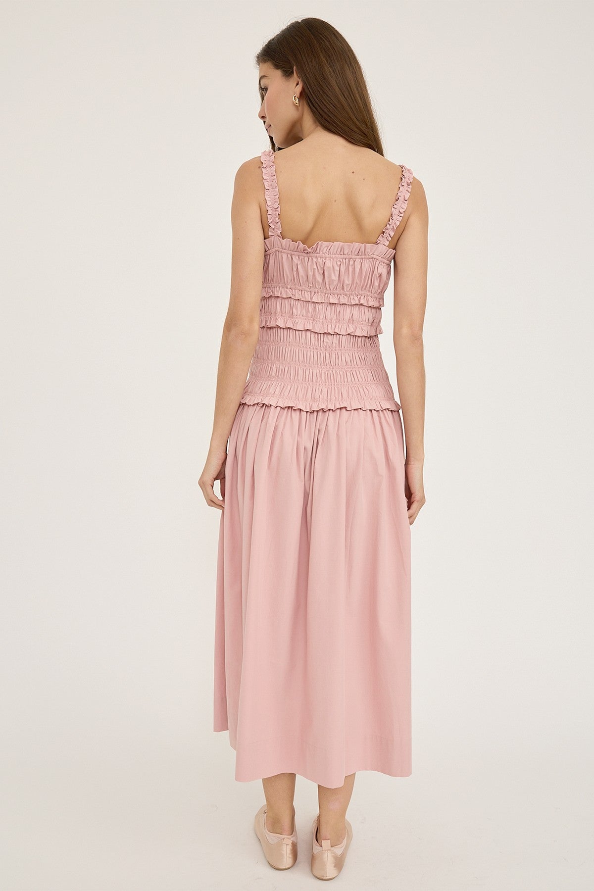 Pink Pony Club Ruffled Dress