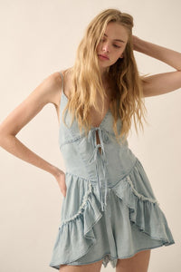 Darling in Denim Romper