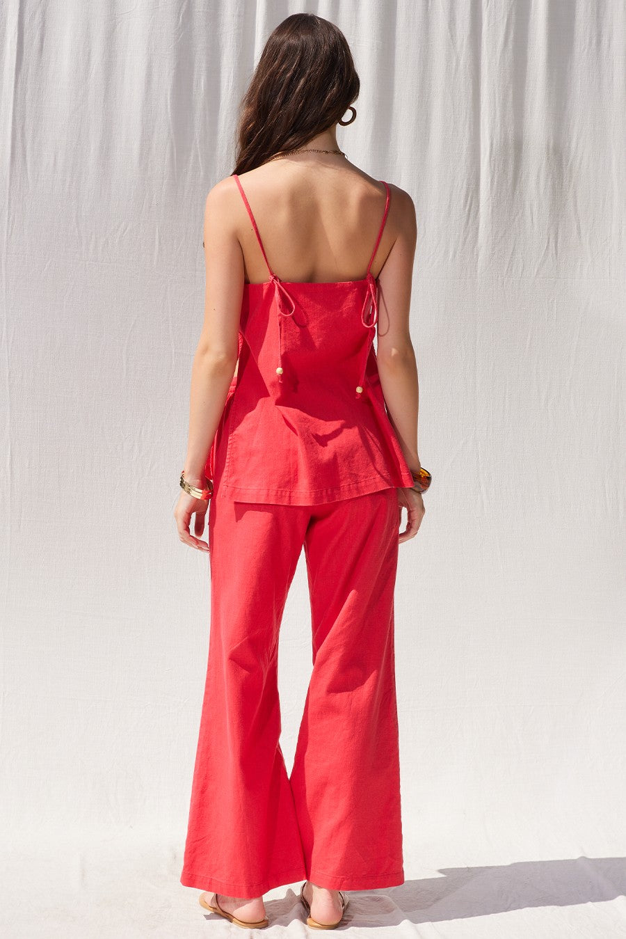 Sienna Ensemble Linen Top and Pants Set