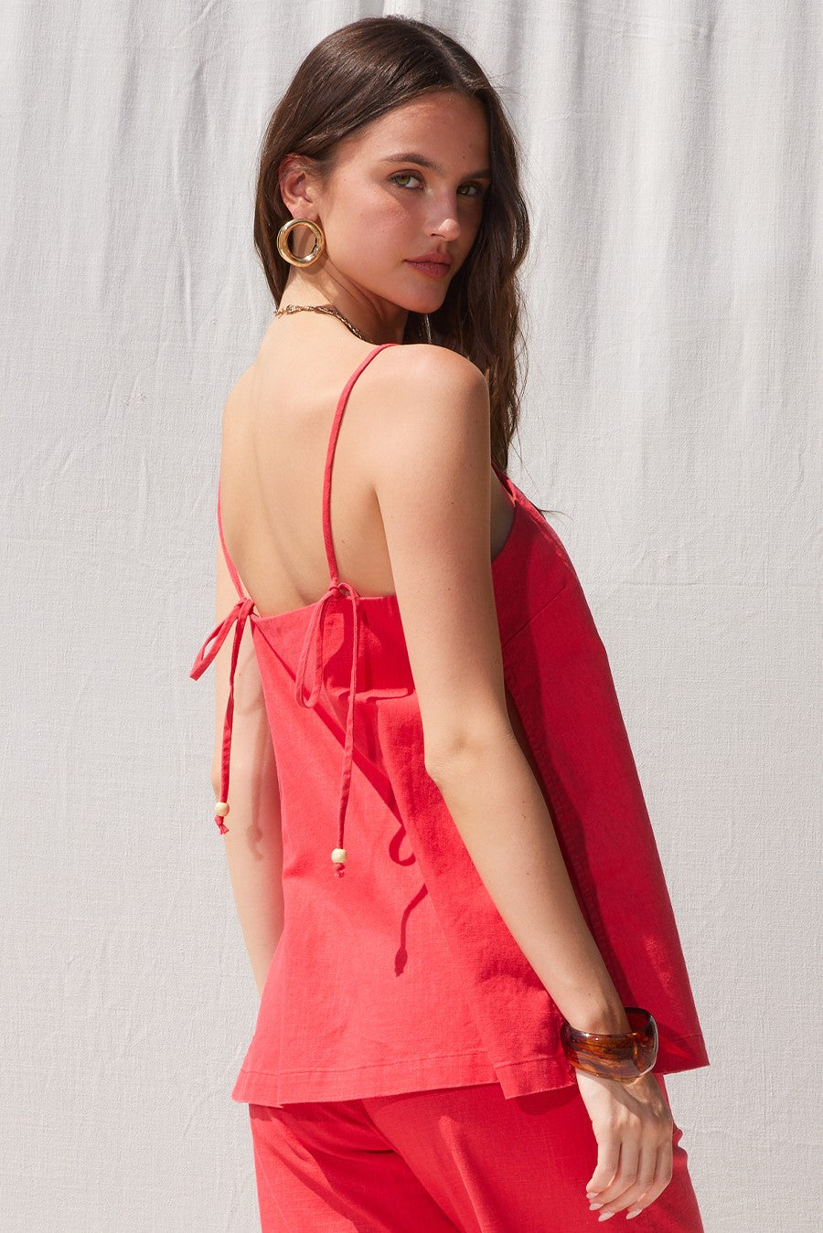 Sienna Ensemble Linen Top and Pants Set