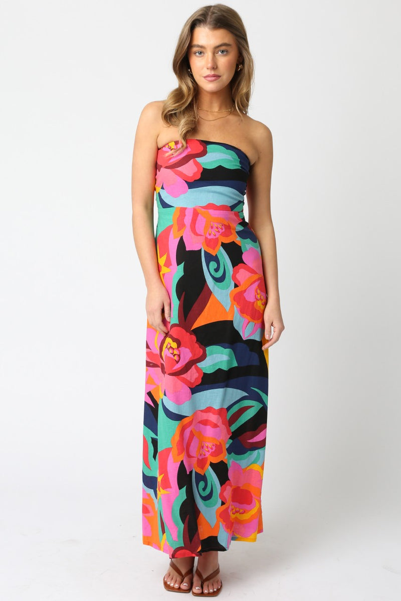 Gline Mix Maxi Dress