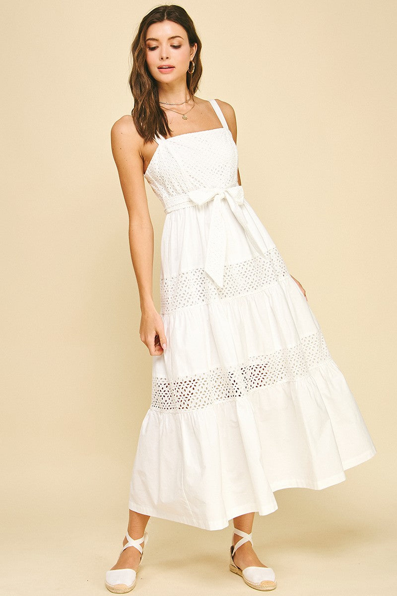 Remi Eyelet Maxi Dress