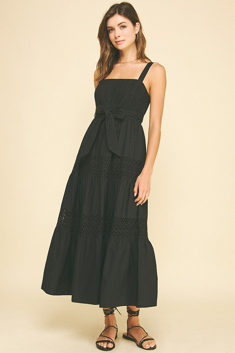 Remi Eyelet Maxi Dress