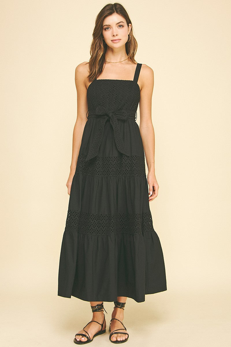 Remi Eyelet Maxi Dress
