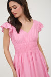 The Rosalie Ruffle Mini Dress