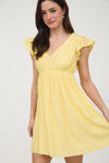The Rosalie Ruffle Mini Dress