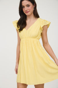 The Rosalie Ruffle Mini Dress