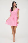 The Rosalie Ruffle Mini Dress