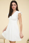 The Rosalie Ruffle Mini Dress