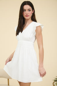 The Rosalie Ruffle Mini Dress