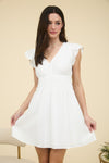 The Rosalie Ruffle Mini Dress