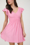The Rosalie Ruffle Mini Dress