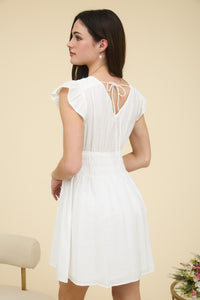 The Rosalie Ruffle Mini Dress