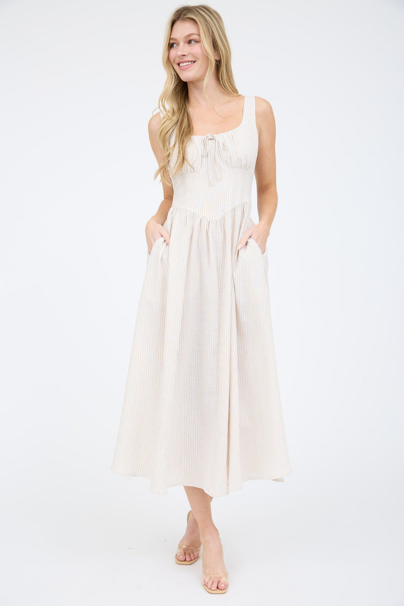 Sassy Stripe Corset Dress