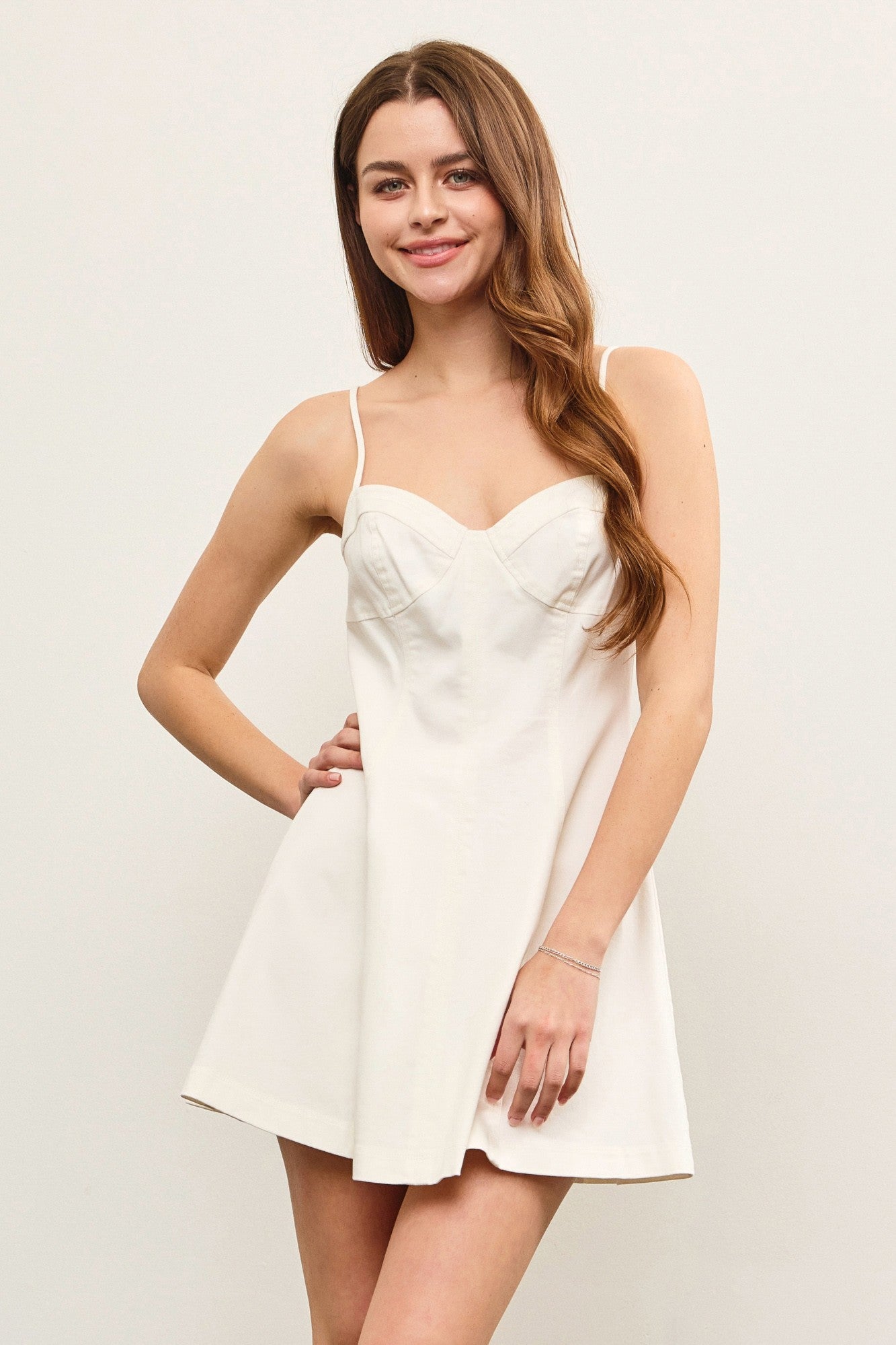 Denim Belle Sweetheart Cami Dress
