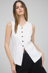 Coastal Linen Vest