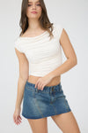 The Maren Ruched Crop Top