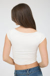 The Maren Ruched Crop Top