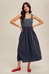 Stripe & Stroll Midi Dress