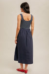 Stripe & Stroll Midi Dress