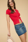 The Sloan Short Sleeve Cardigan