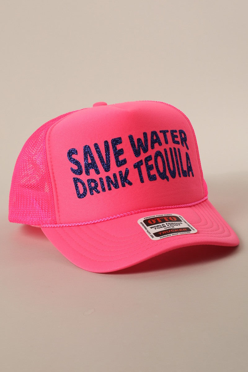 Save Water Drink Tequila Trucker Hat