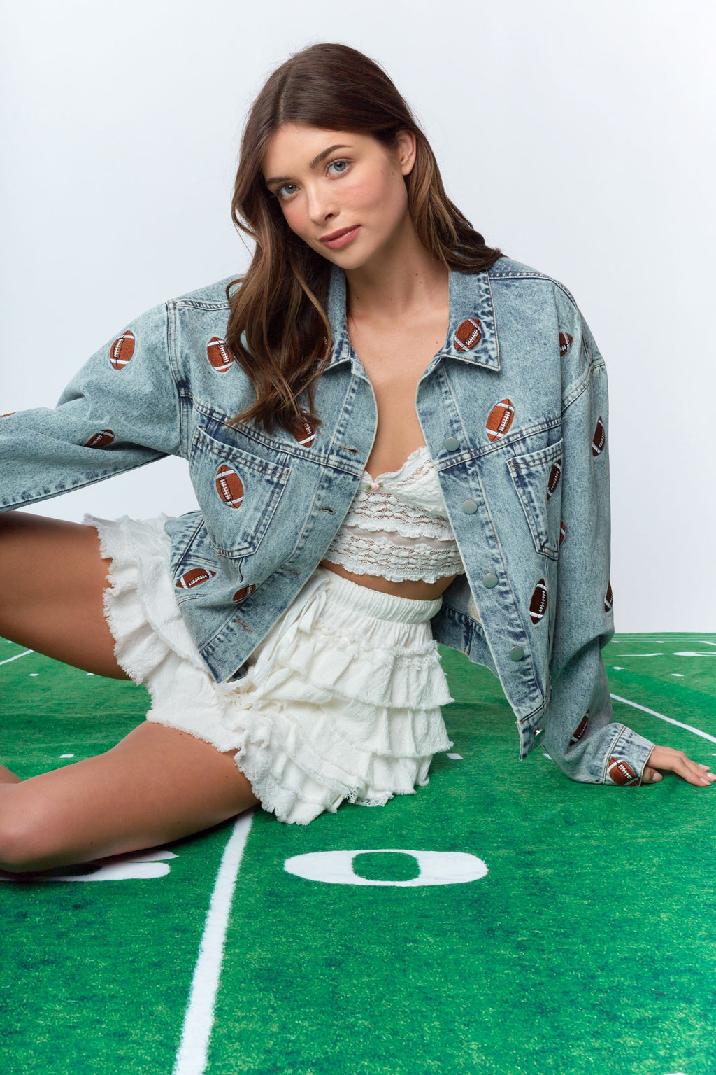 Football Fever Denim Jacket