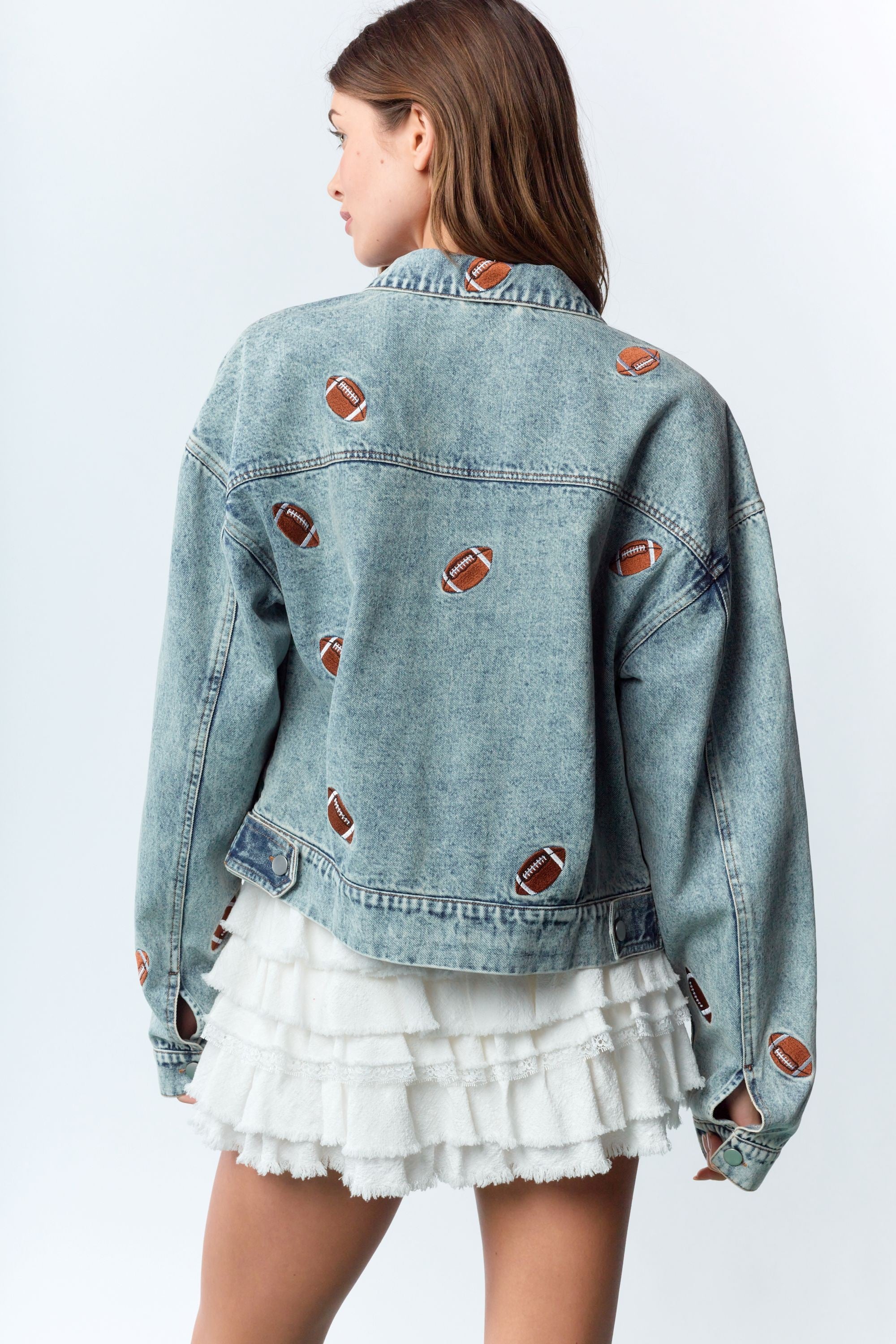 Football Fever Denim Jacket