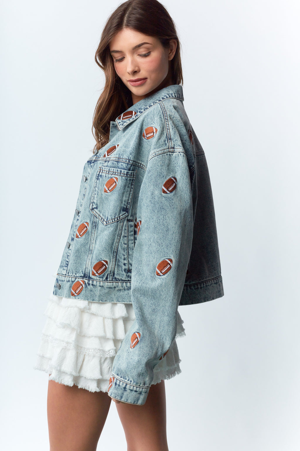 Football Fever Denim Jacket