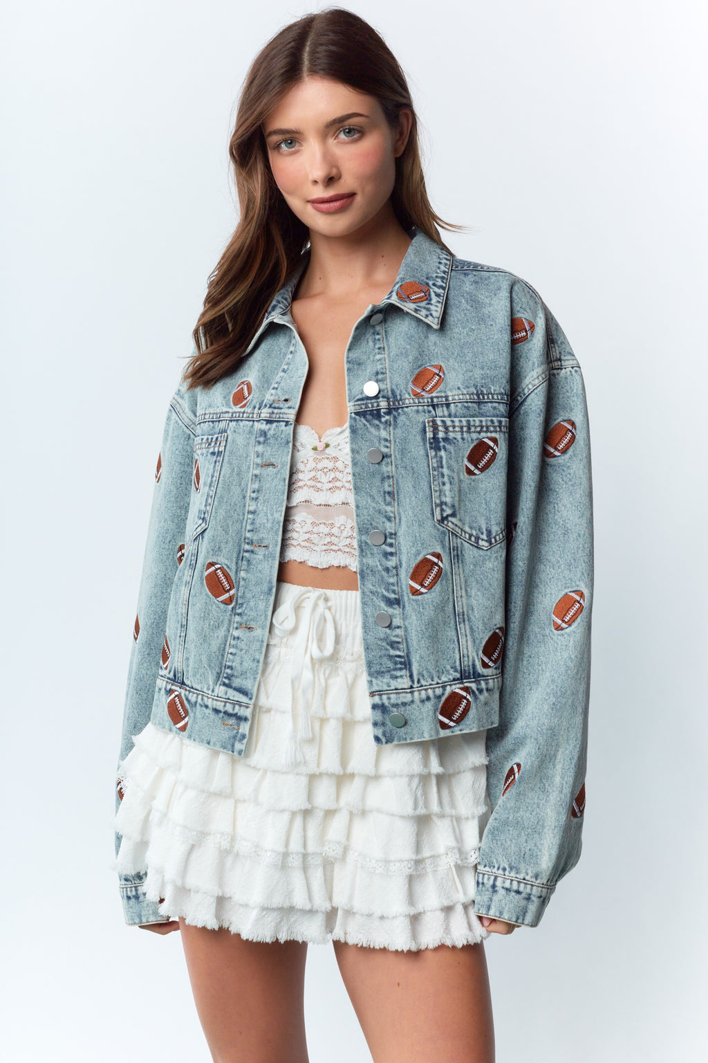 Football Fever Denim Jacket