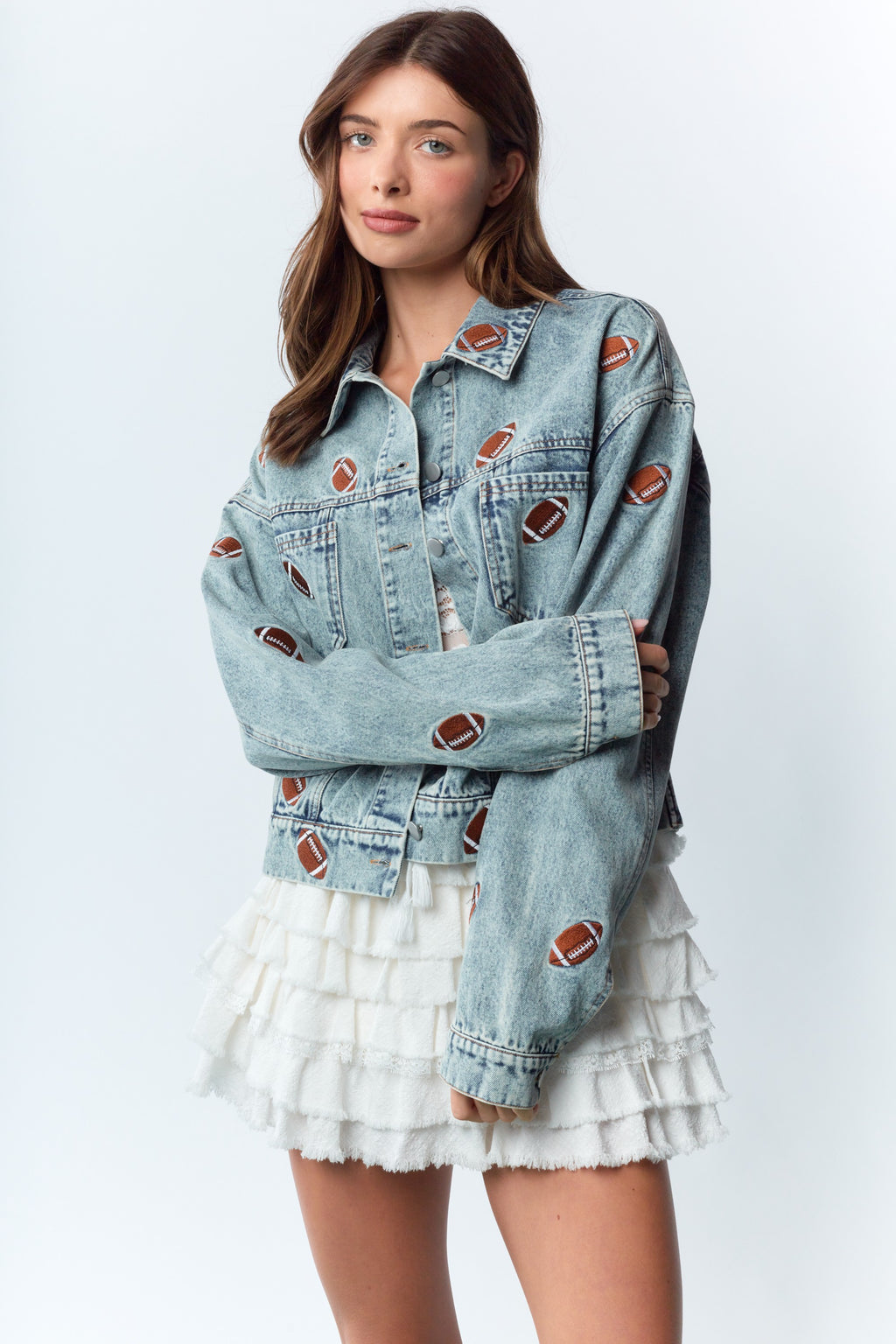 Football Fever Denim Jacket
