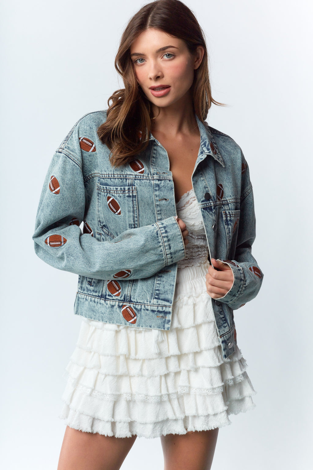 Football Fever Denim Jacket