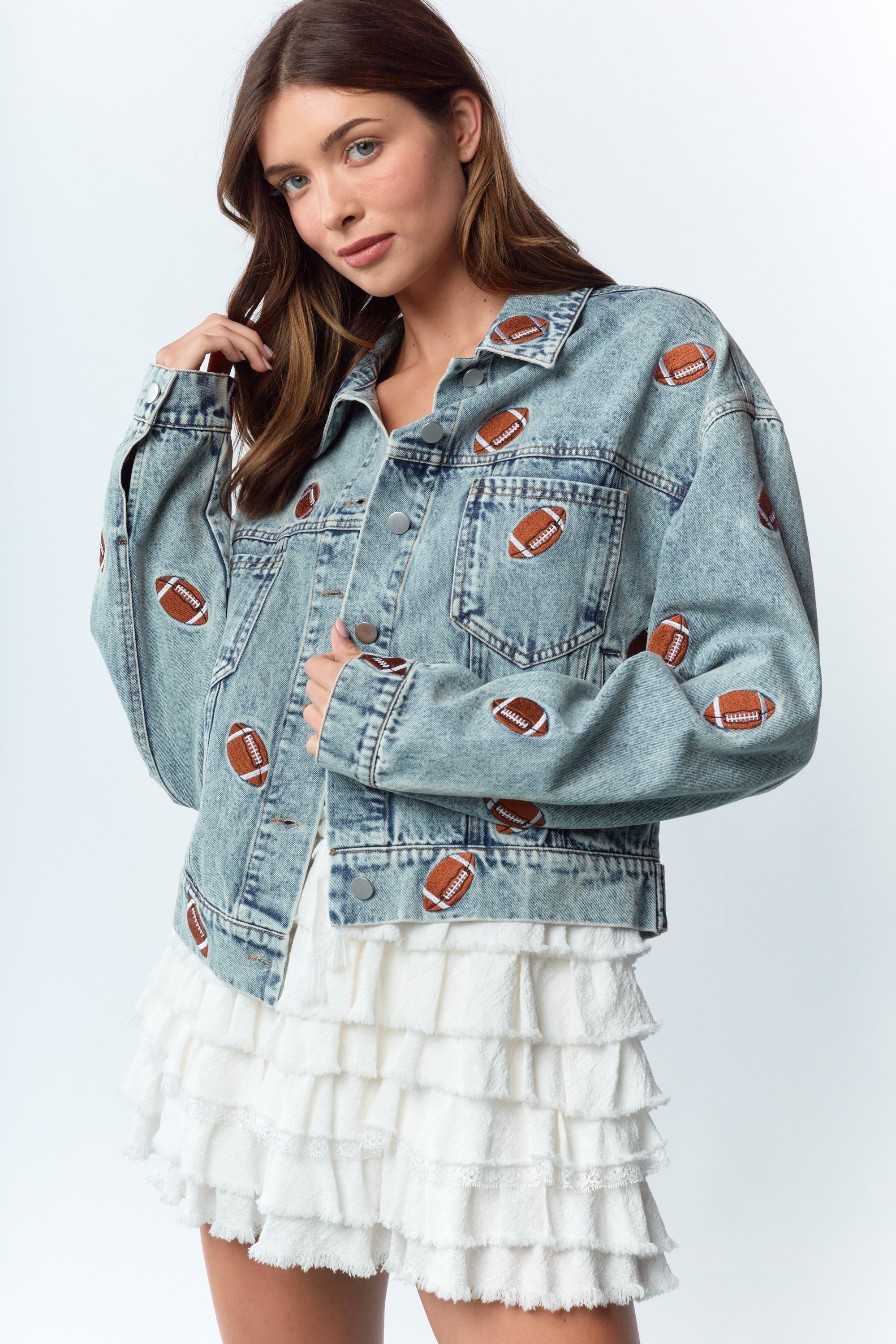 Football Fever Denim Jacket