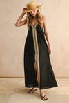The Raffia Reverie Maxi Dress
