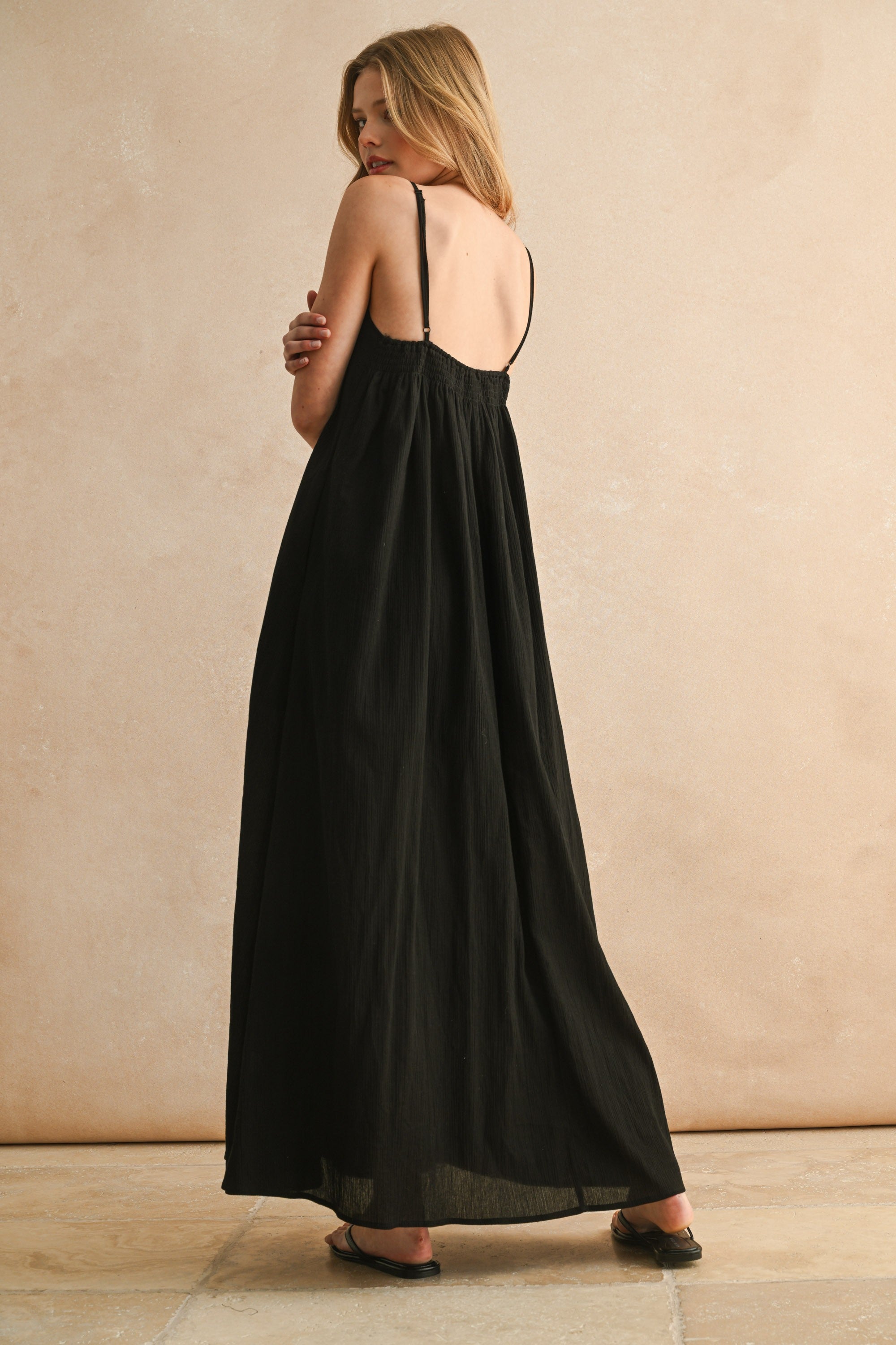 The Raffia Reverie Maxi Dress