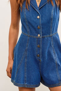 Cowgirl Crush Denim Romper