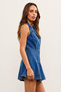Cowgirl Crush Denim Romper