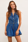 Cowgirl Crush Denim Romper