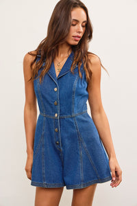 Cowgirl Crush Denim Romper
