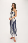 Vertical Vogue Midi Dress