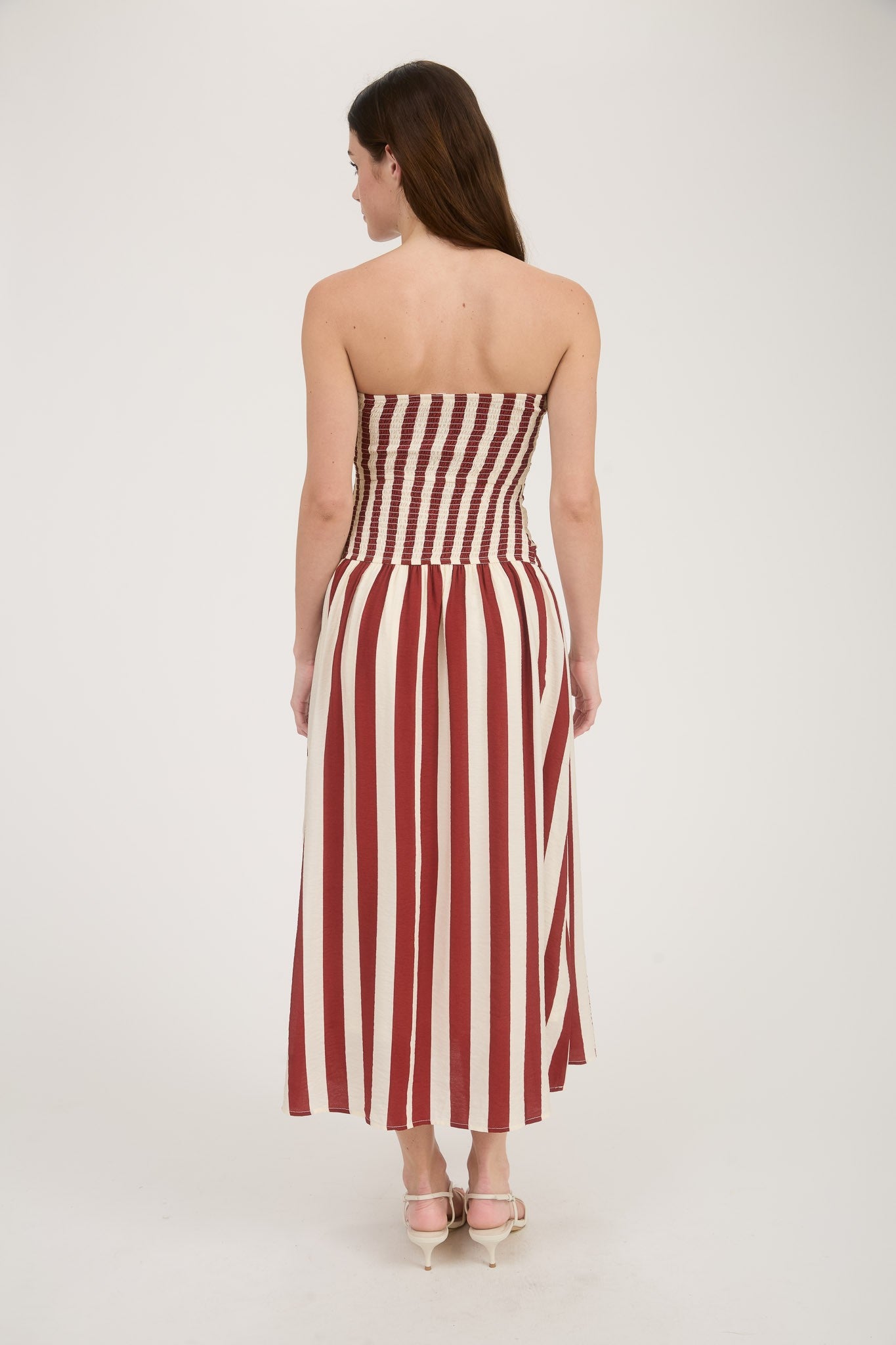 Vertical Vogue Midi Dress